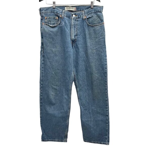 Levi's 550 Classic Style Relaxed Fit Jeans Size 35/30 - Picture 1 of 9